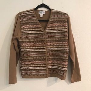 Women’s 100% Virgin Wool Cardigan Sweater